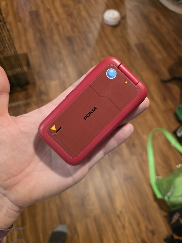 Pokia Rotom Flip 2780 — back showing Pokia branding